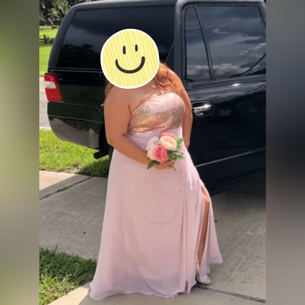 Rose gold dress